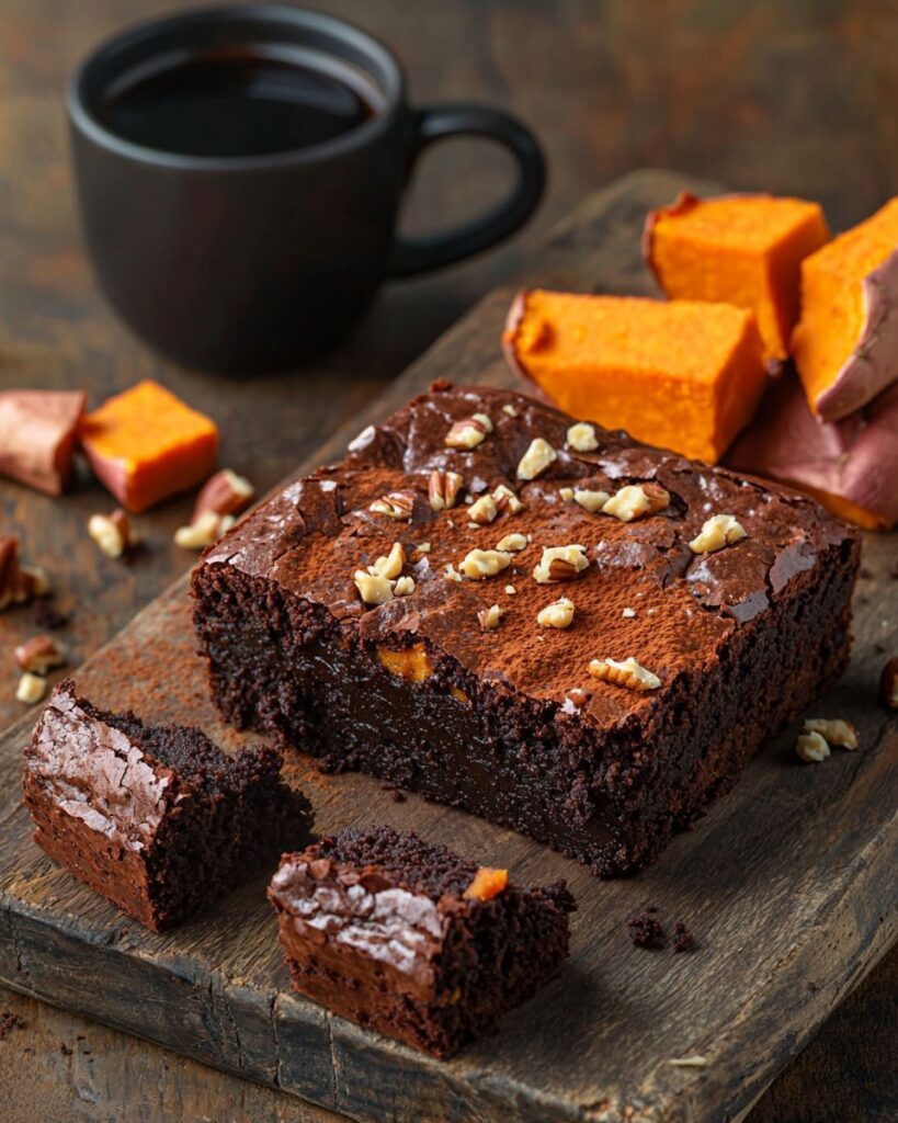 brownie camote low carb